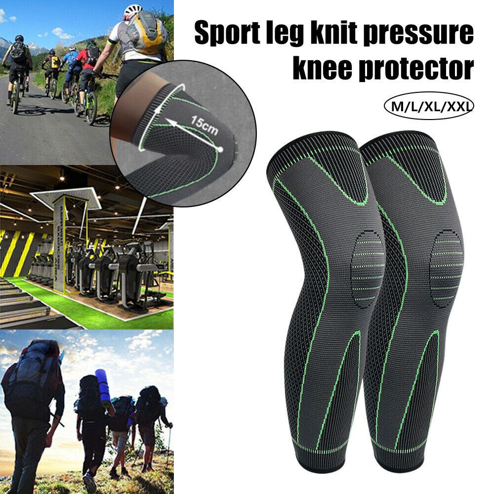 Compression Knee Sleeve - Knee Support Brace Compression Long Full