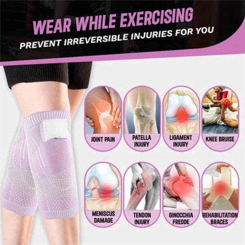 Compression Knee Sleeve - POPULAR-2 PCS Sports Unisex Knee Pads,
