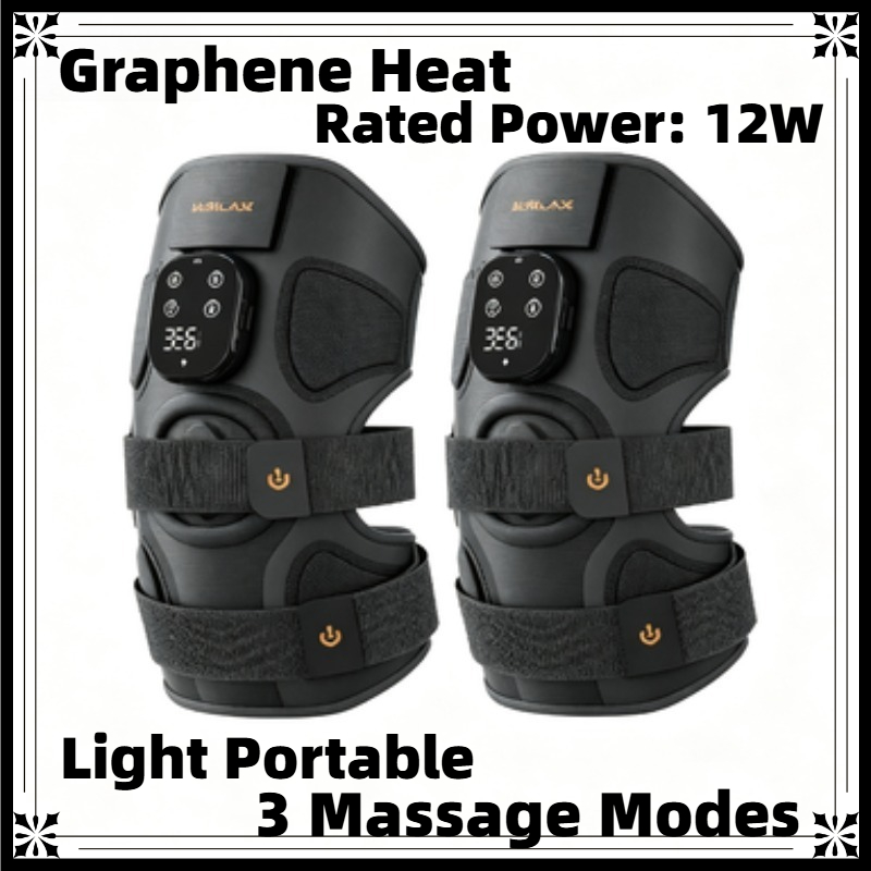 Compression Knee Sleeve - Graphene Heated Knee Brace Warm Compression