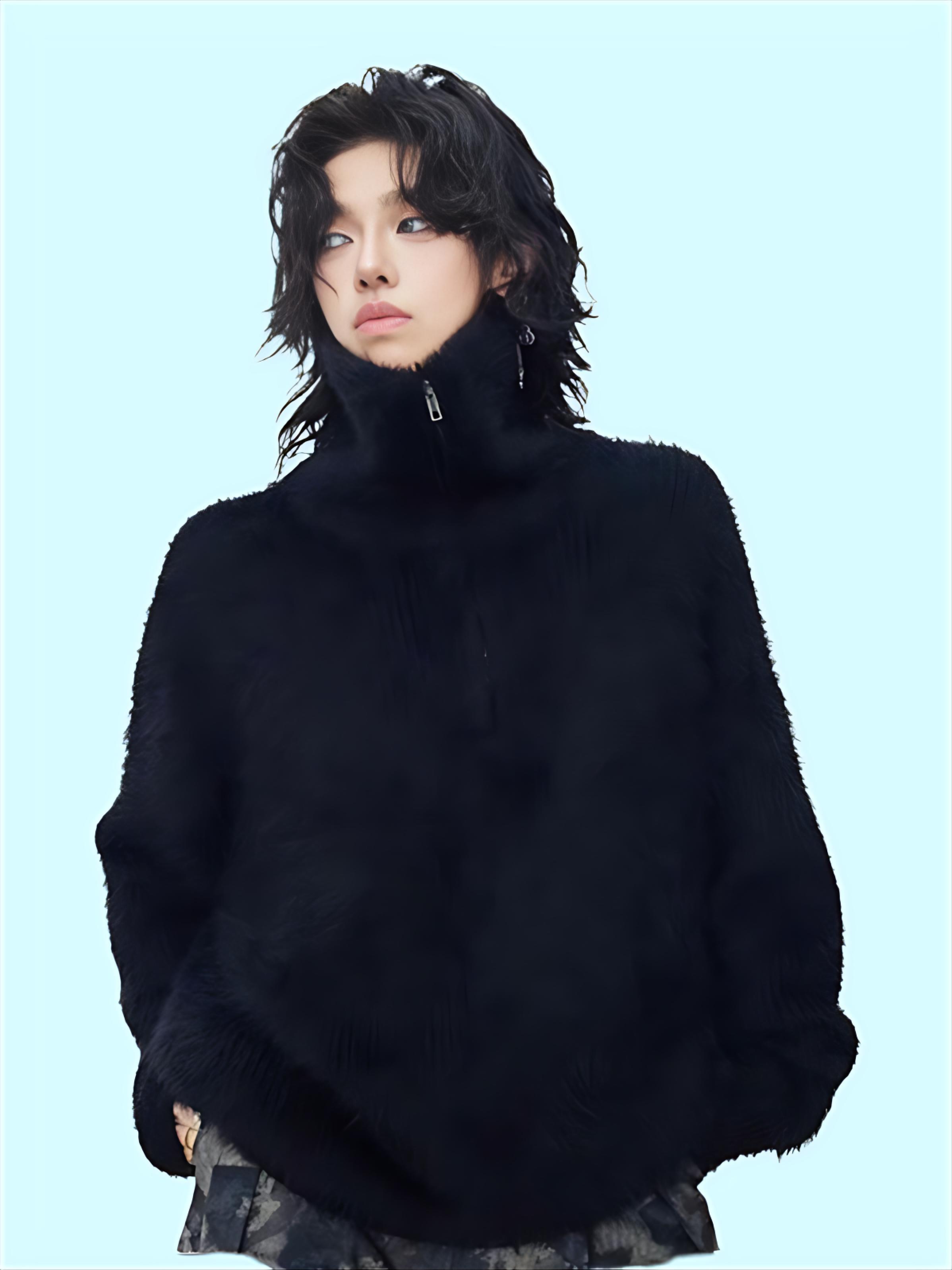 Fur Collar Pullovers Anime Rab - Health Wellness Activities ulasan dan harga