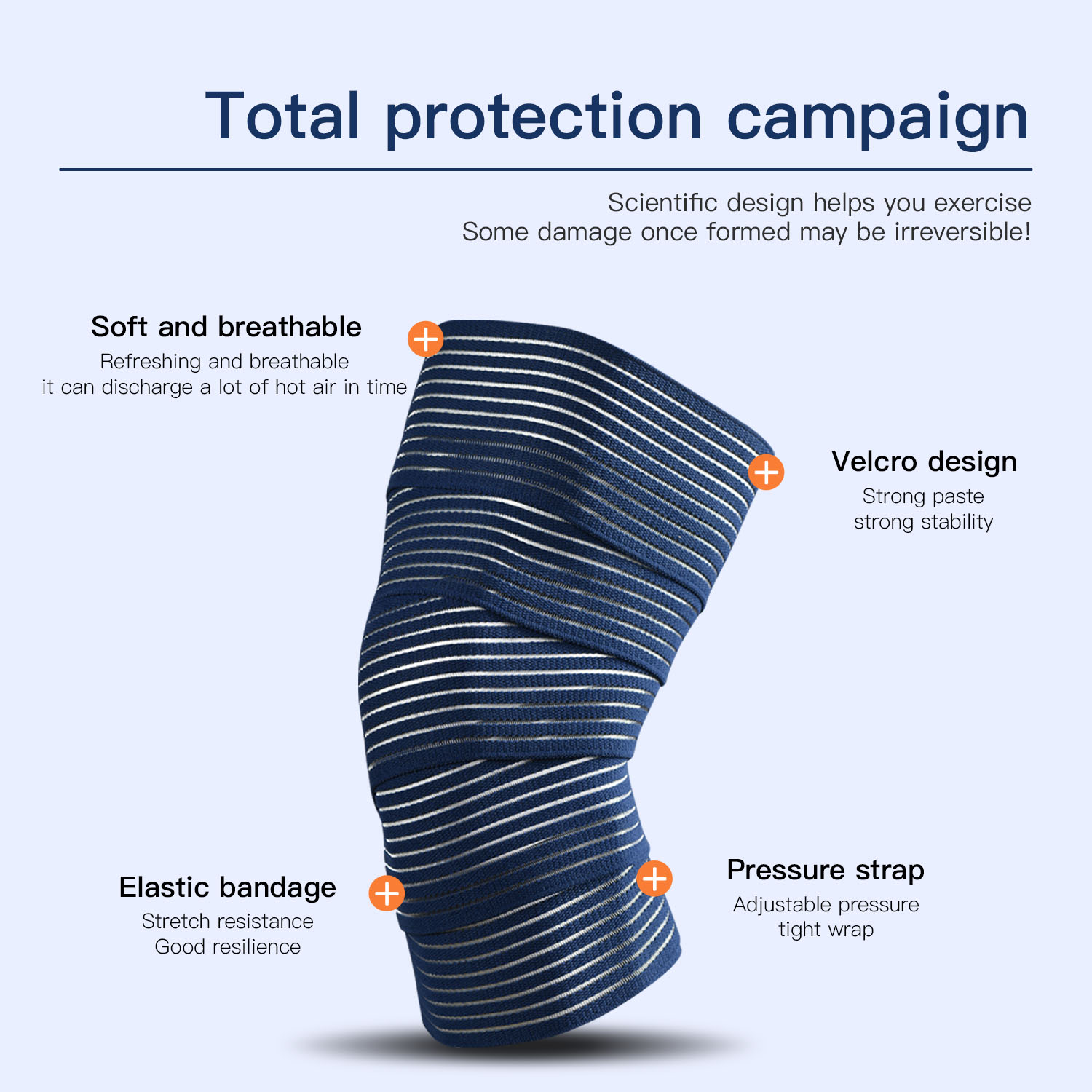 1 PC Tape Compression Bandage  - Compression Knee Sleeve ulasan dan harga