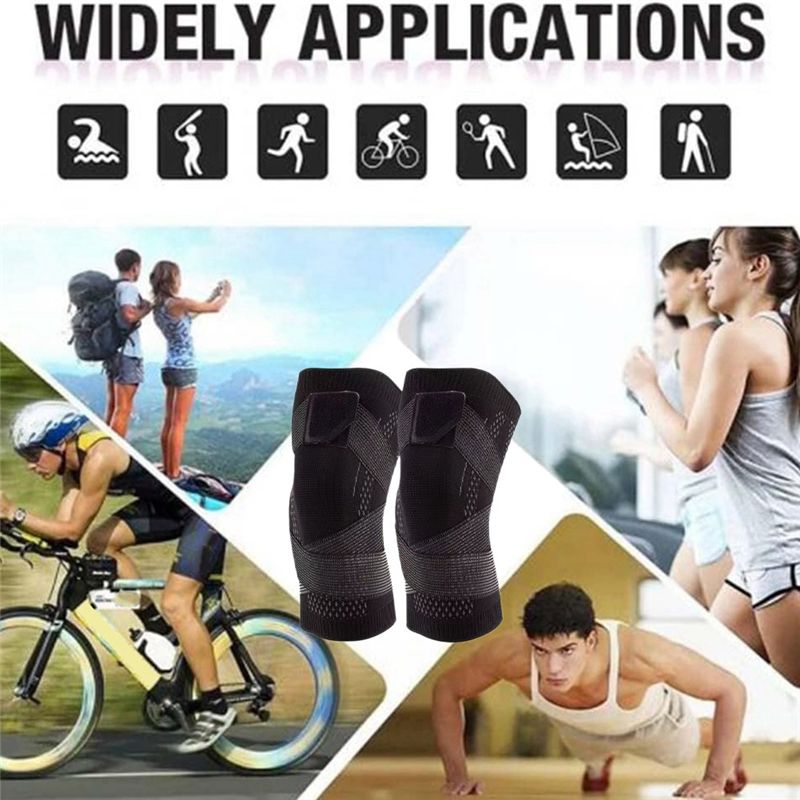 POPULAR-2 PCS Sports Unisex Kn - Compression Knee Sleeve ulasan dan harga