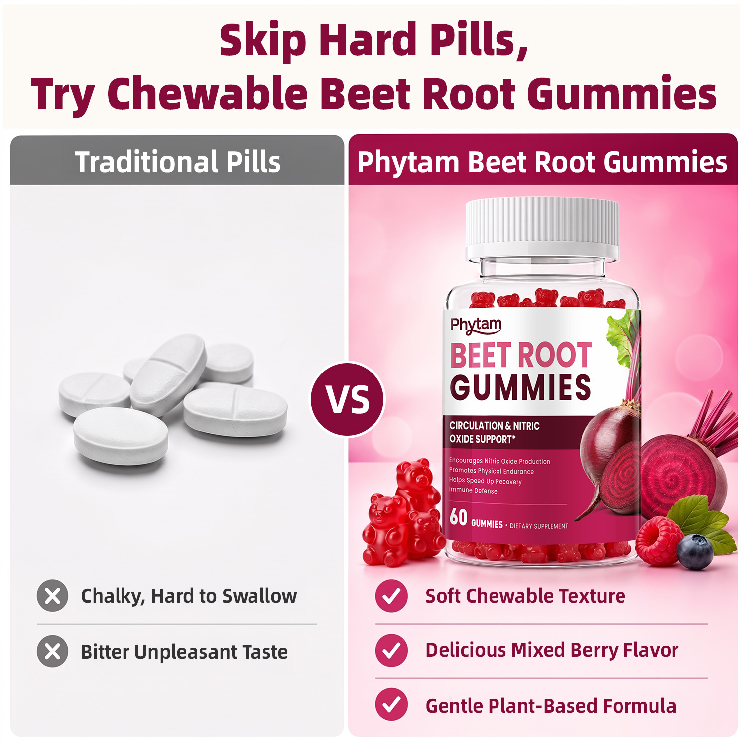 Beetroot Supplement, Antioxida - Wellness Health Nutrition ulasan dan harga