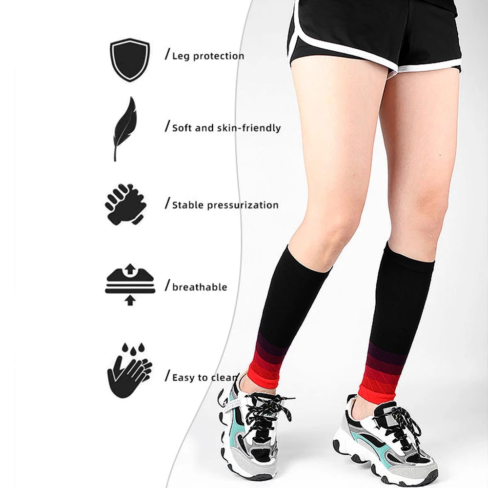 1Pair Calf Compression Sleeve  - Compression Knee Sleeve ulasan dan harga