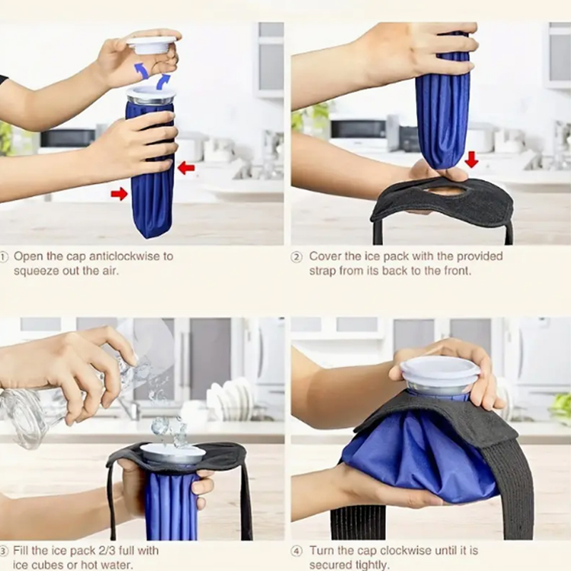Ice Pack wrap Fixed strap, adj - Pa Health & Wellness Zoominfo ulasan dan harga