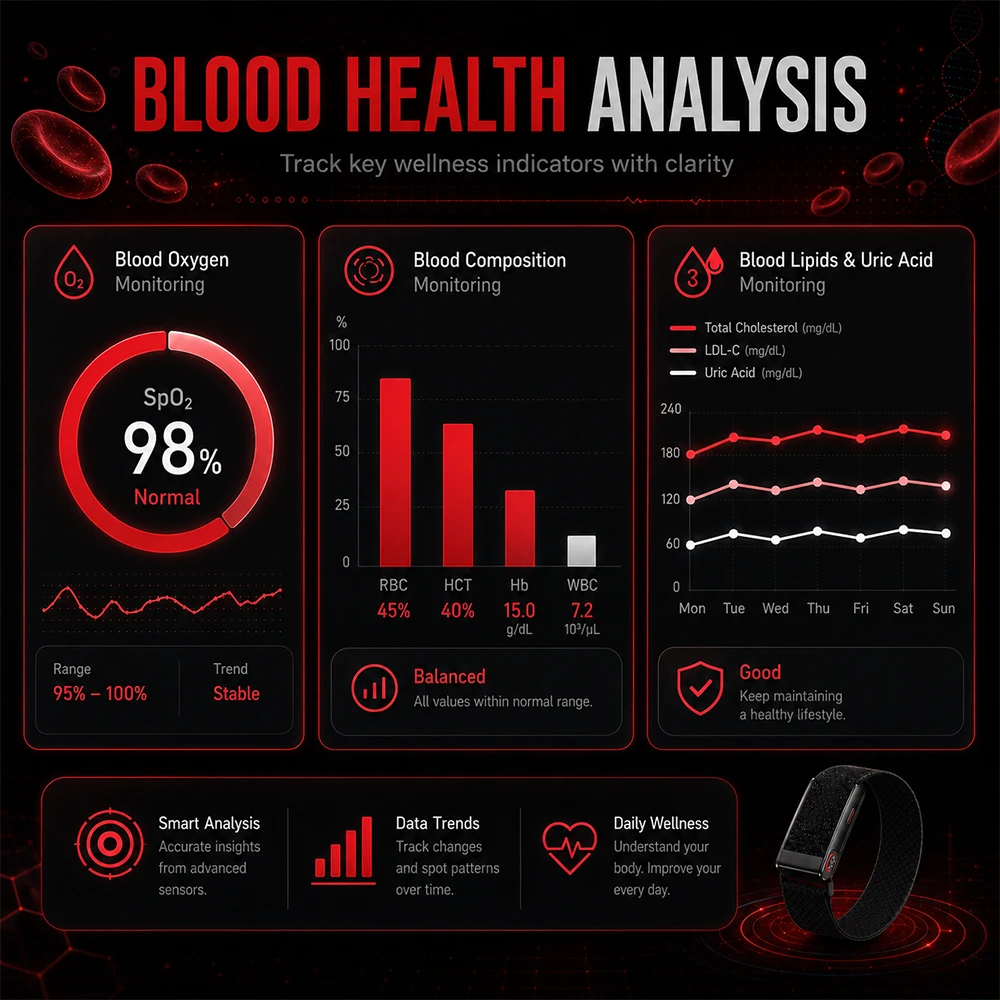 Smart Health Bracelet ECG HRV  - Health Wellness Activities ulasan dan harga