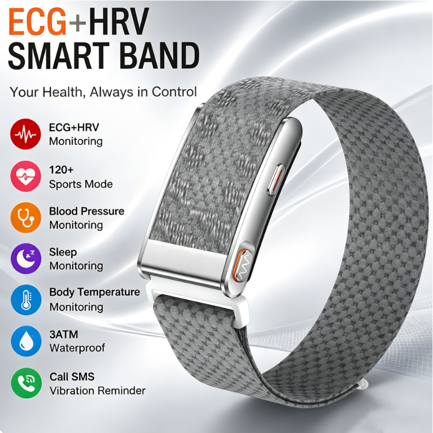 Smart Health Bracelet ECG HRV  - Health Wellness Activities ulasan dan harga